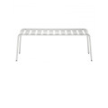Вулична алюмінієва лавка Stecca 8 White1